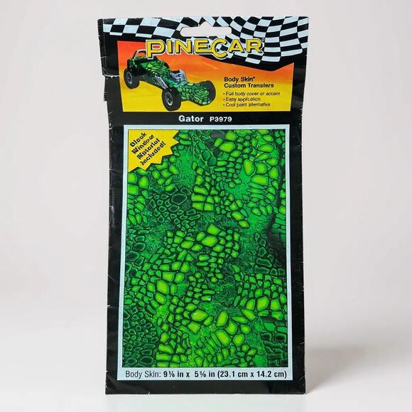 PineCar Body Skin Custom Transfers P3985 Pink Camo. 3979 Body Skin Custom Gator - Picture 1 of 8